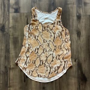 Snake Print Top from Express